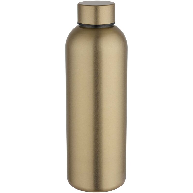 Recyklovaná jednostěnná nerezová láhev 750 ml, zlatá