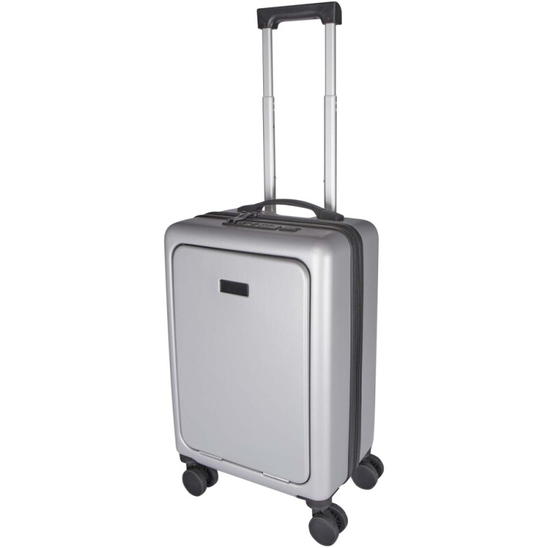Recyklovaný palubní kufr velikosti 20”, stříbrný