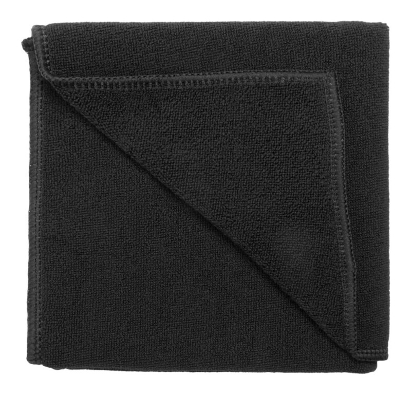 Ručník z mikrovlákna, 310 g/m2 černý