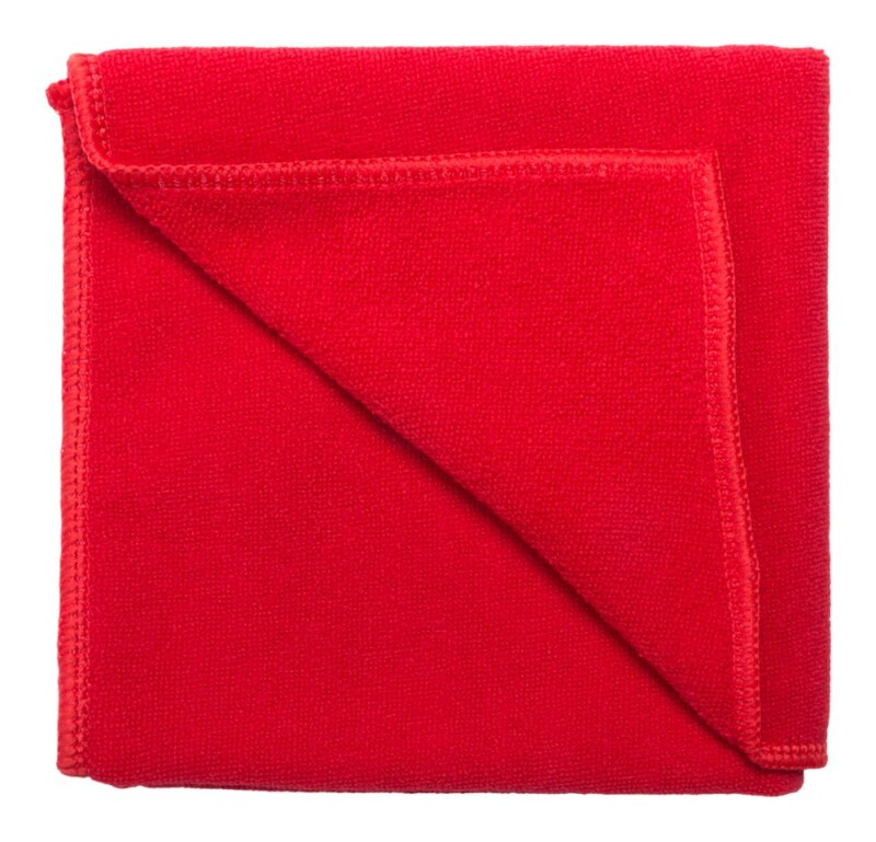 Ručník z mikrovlákna, 310 g/m2 červený