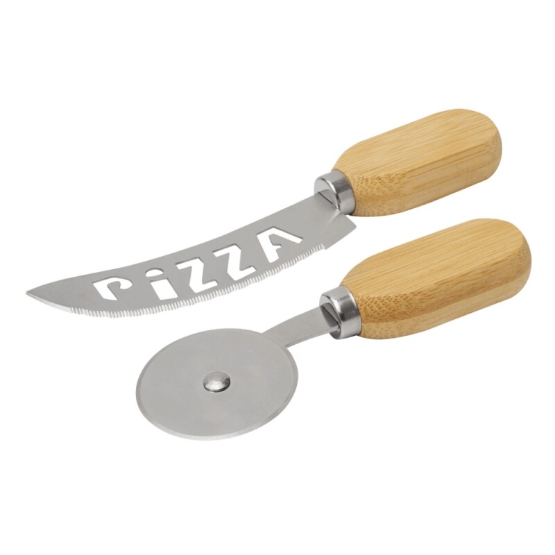 Sada na krájení pizzy, hnědá
