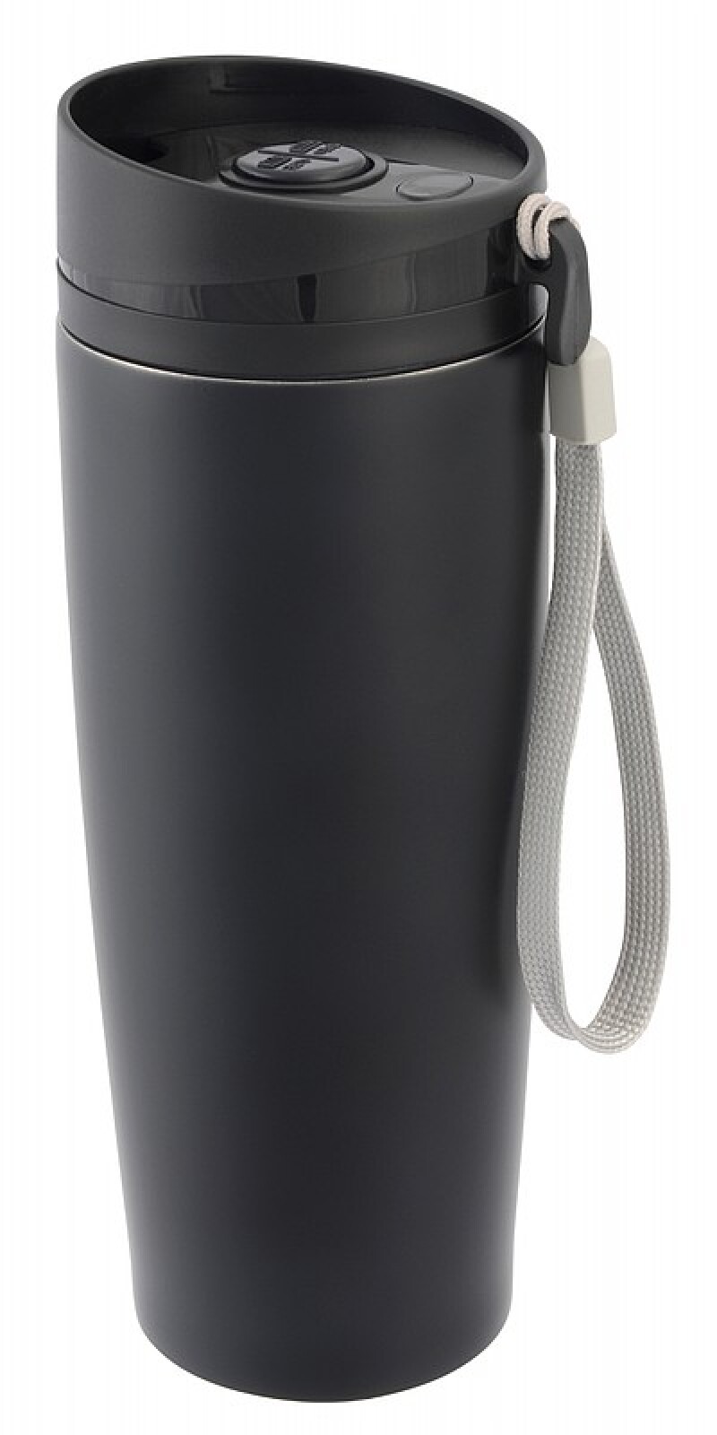 SAGVAN Termohrnek nerezový cestovní, 380 ml, černá