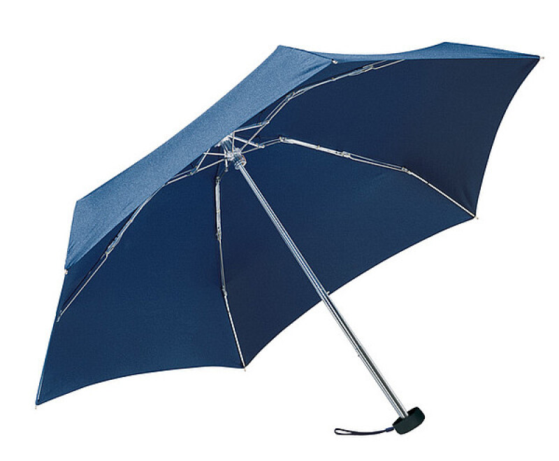 Skládací deštník v pouzdře, nám. modrá. Průměr 85 cm.
