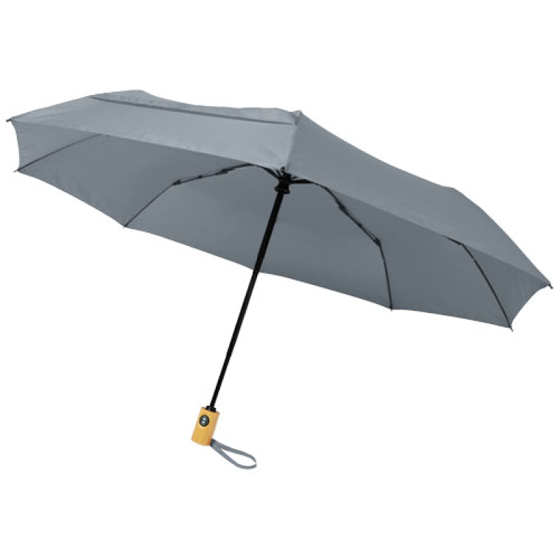 Skládací deštník z RPET, pr. 97cm, automatický O/C system, šedý