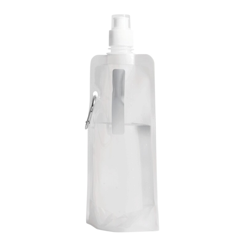 Skládací láhev na pití 400 ml, bílá