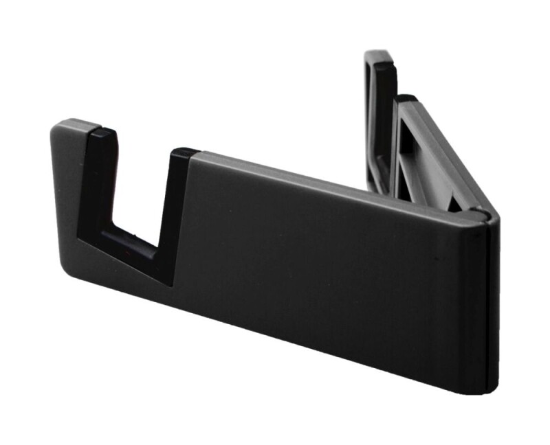 Skládací stojánek na mobil nebo tablet, černý