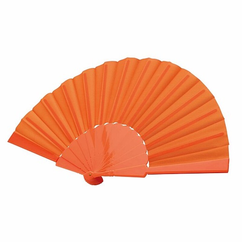 Skládací vějíř z RPET, oranžový
