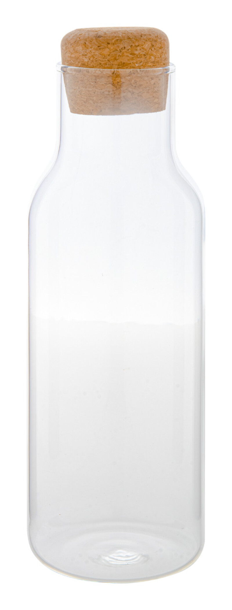 Skleněná karafa na vodu s korkovým víčkem, 1l