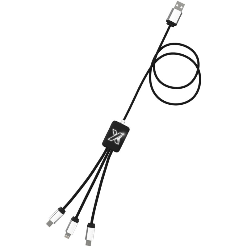 Snadno použitelný světelný kabel SCX.design, černá