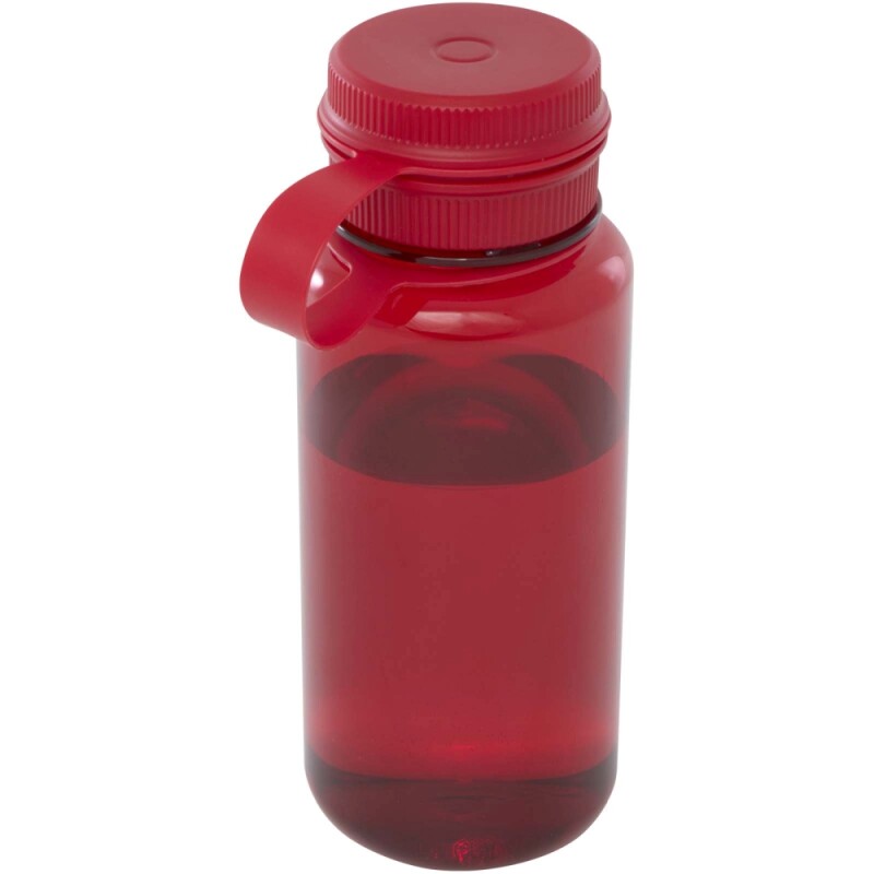 Sportovní láhev 900 ml s multifunkčním víčkem, červená