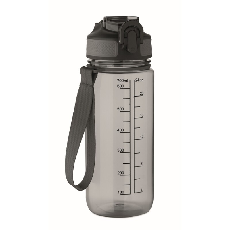 Sportovní láhev na vodu, 700ml, šedá