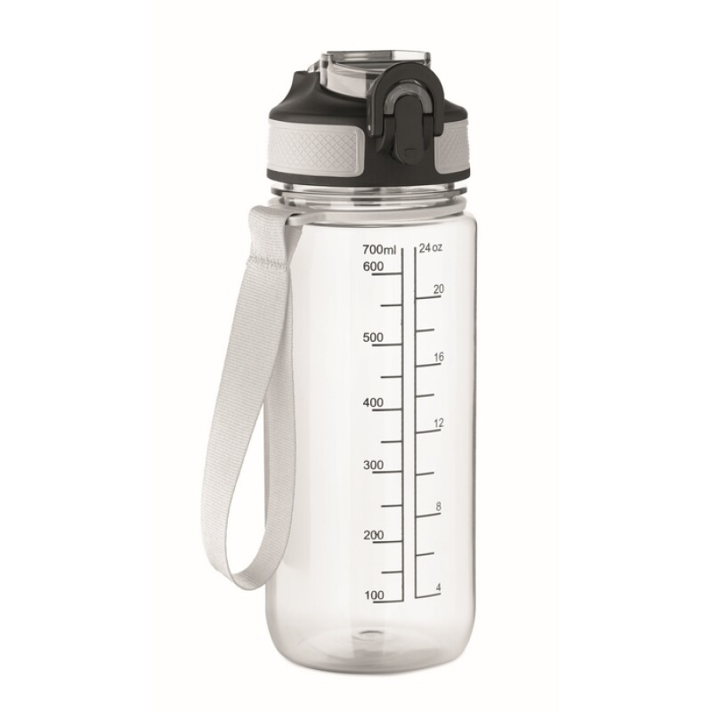 Sportovní láhev na vodu, 700ml, transparentní