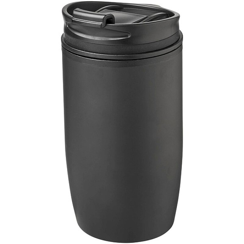 Sportovní láhev s dvojitou stěnou a vakuovou izolací, objem 480 ml, černá