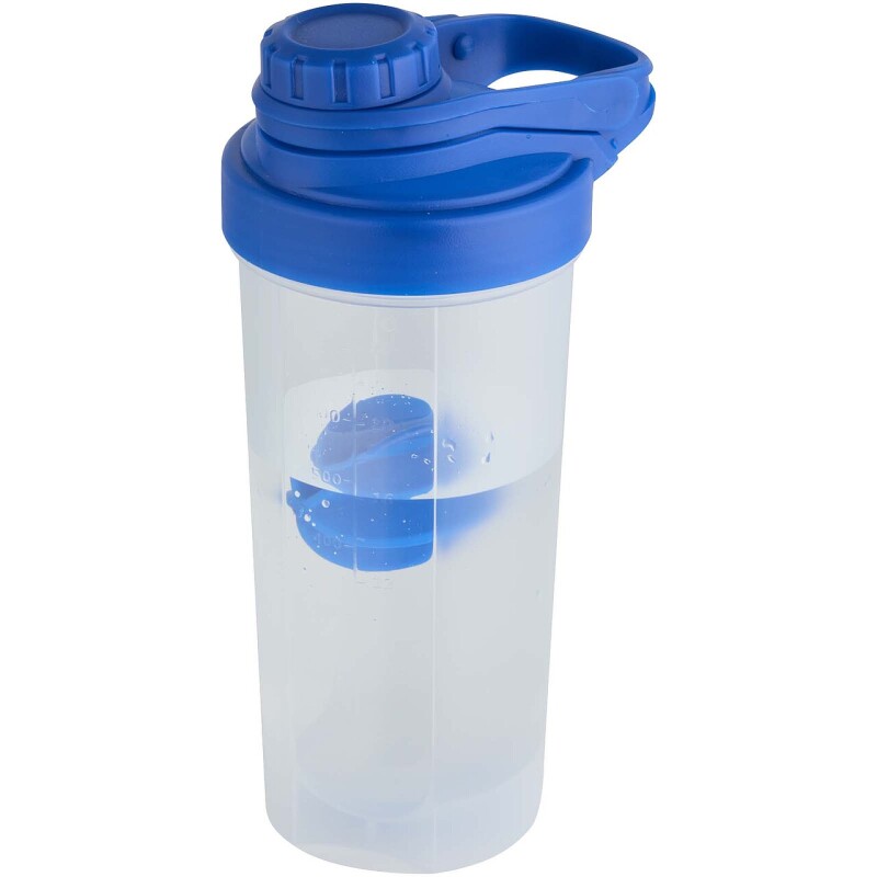 Sportovní láhev se šejkrovou kuličkou 700 ml, královská modrá