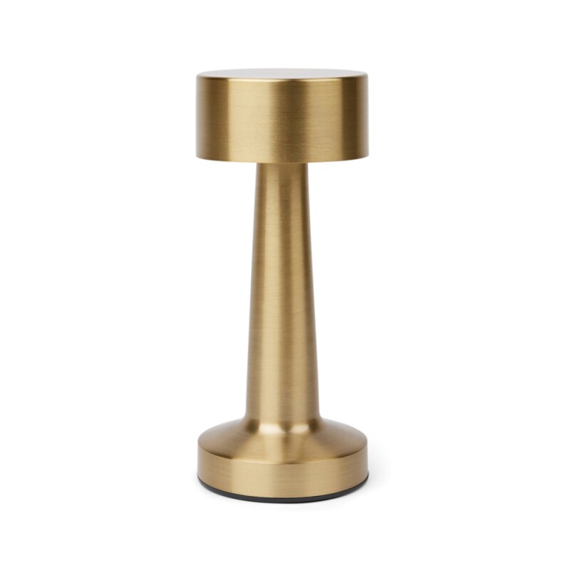 Stolní lampa z RCS recyklovaného ABS, zlatá
