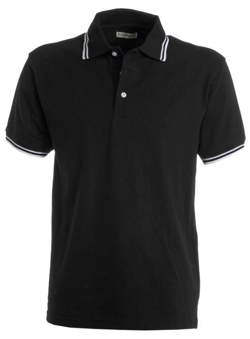 Polokošile PAYPER SKIPPER černá, bílá 5XL