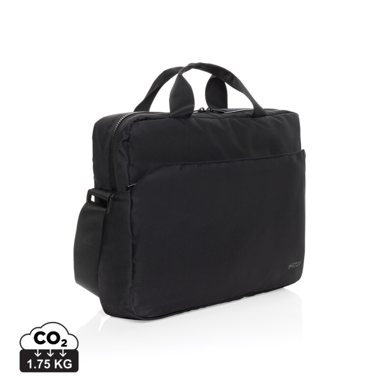 Taška na 15,6" notebook Swiss Peak Essential z RPET AWARE™, černá