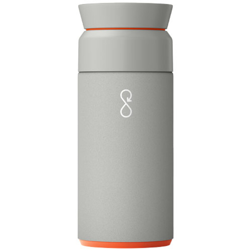 Termo láhev 350ml, z recyklovaných materiálů, šedá