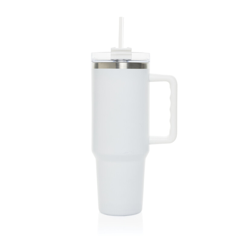 Termohrnek 1200ml recyklované nerezové oceli, bílá
