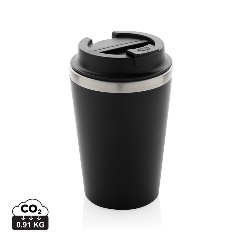 Termohrnek 350ml z RCS recyklovaného PP, černá