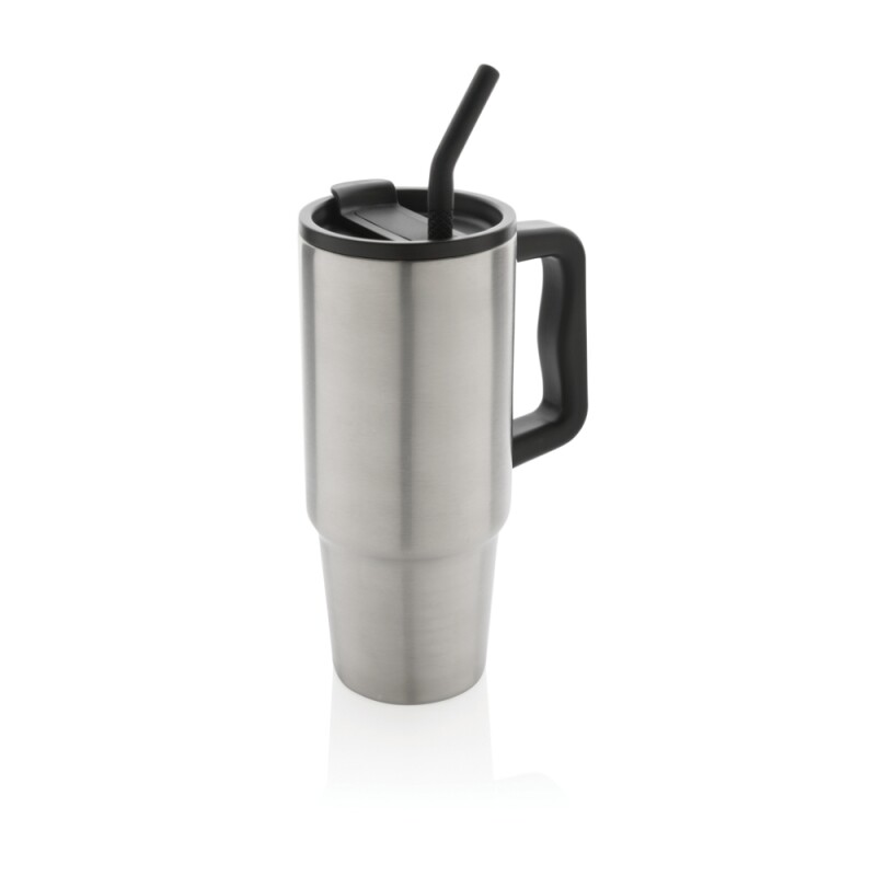 Termohrnek 900 ml z RCS recyklované nerezové oceli, stříbrná