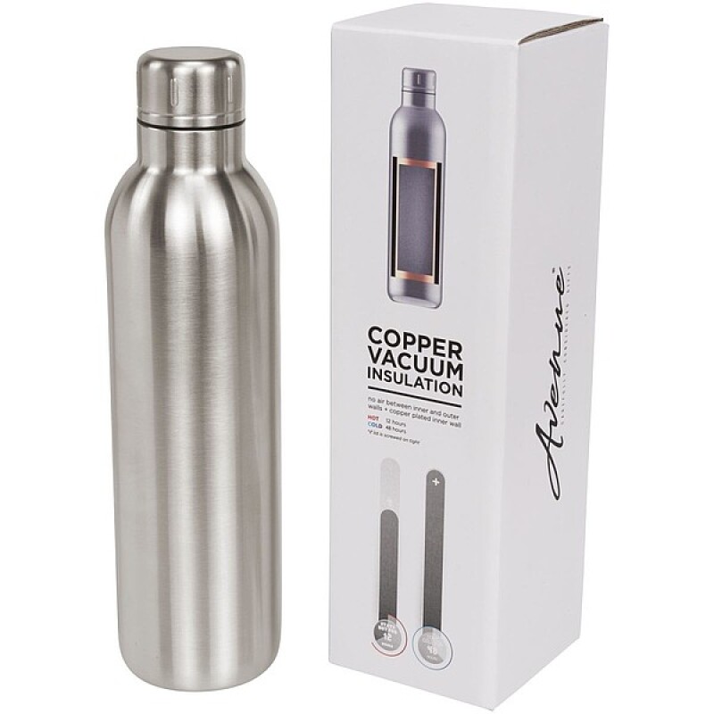 Termohrnek a termoska Pika 330 ml s vakuovou izolací, bílá