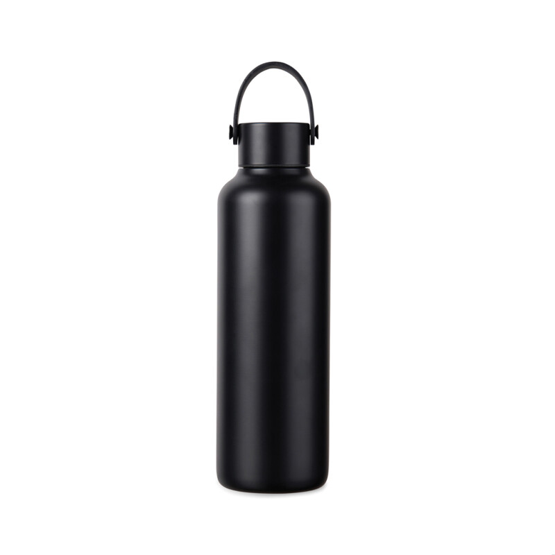 Termolahev 600 ml z recyklované oceli, černá
