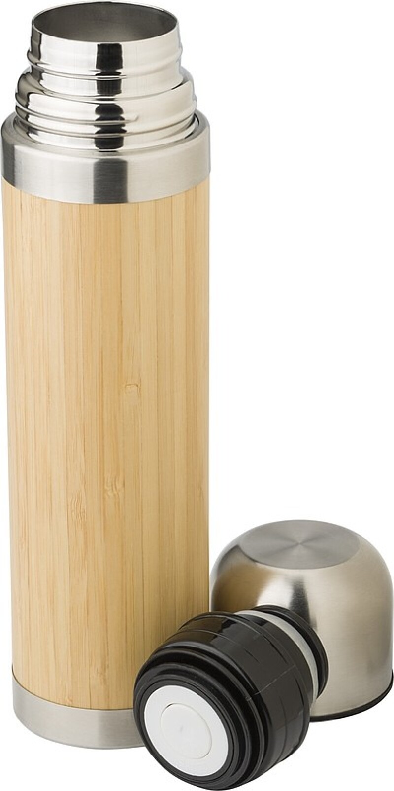 Termoska 400ml s povrchem z bambusu