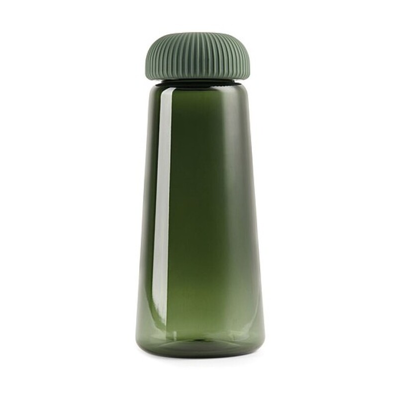 Transparentní láhev z RPET, 575ml, zelená