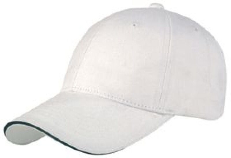Trendy kšiltovka se sendvičovým kšiltem, bílá