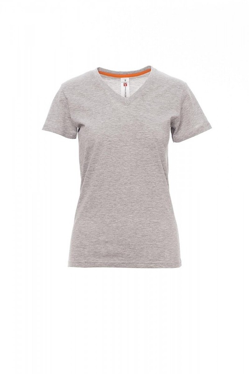 Tričko dámské PAYPER V-NECK šedý melír M