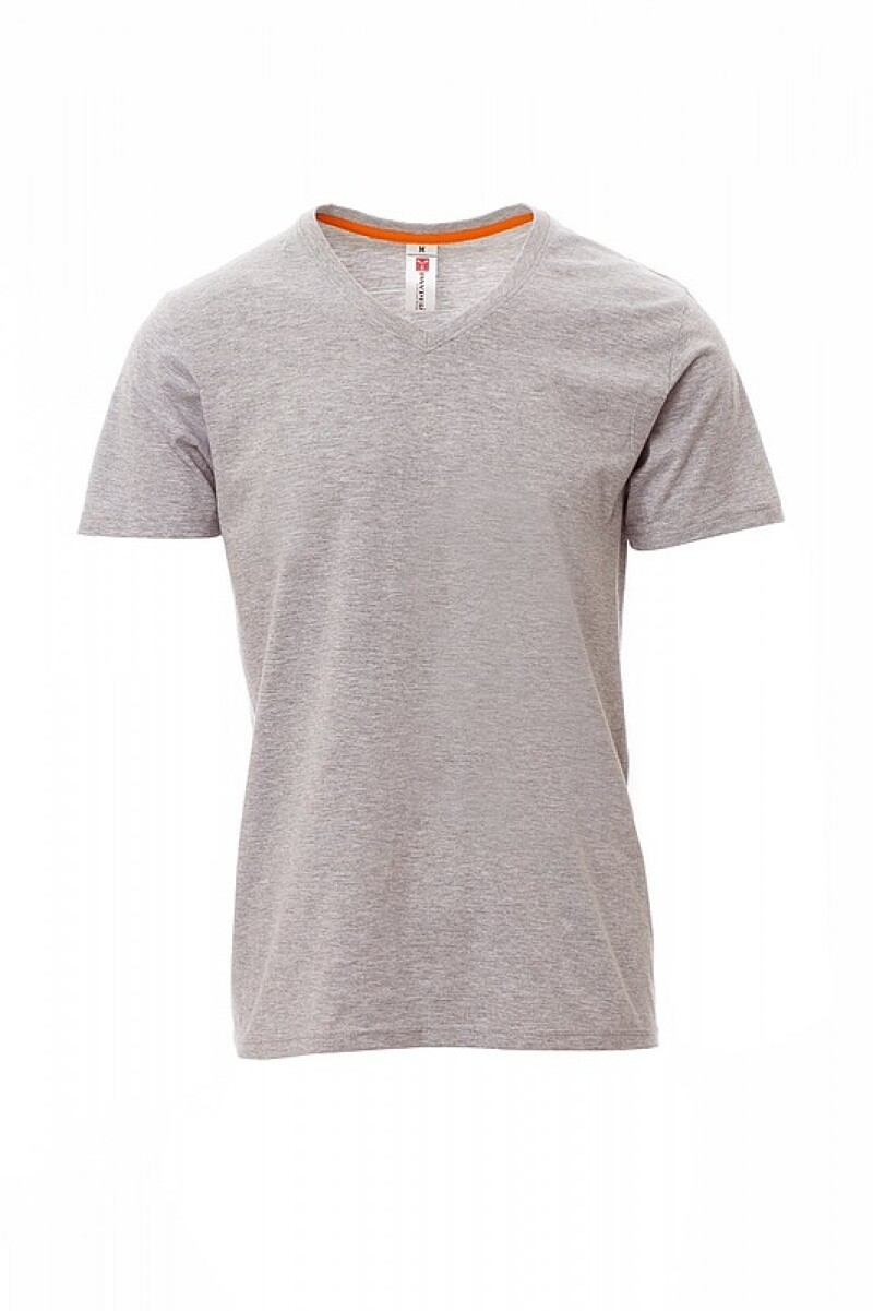Tričko PAYPER V NECK šedý melír XXL