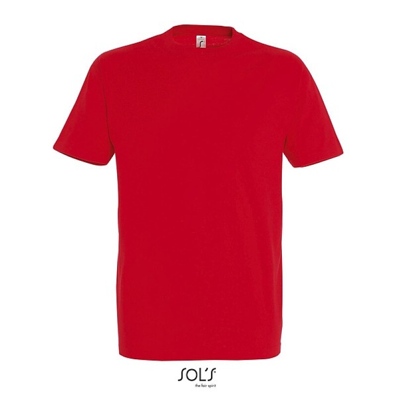 Tričko SOLS IMPERIAL MEN, červená, 3XL