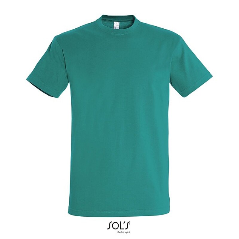Tričko SOLS IMPERIAL MEN, modrozelená, XL