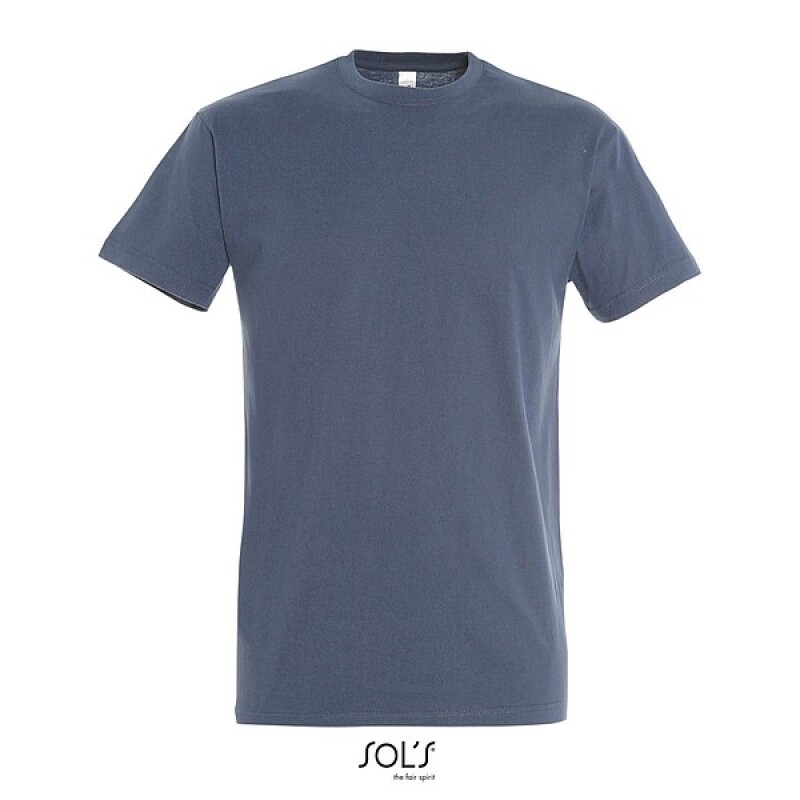 Tričko SOLS IMPERIAL MEN, riflová, 4XL