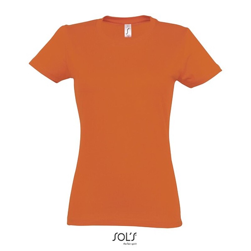 Tričko SOLS IMPERIAL WOMEN, oranžová , XL