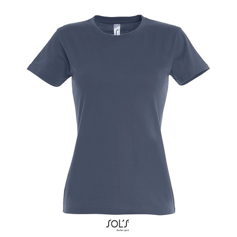Tričko SOLS IMPERIAL WOMEN, riflová, XXL