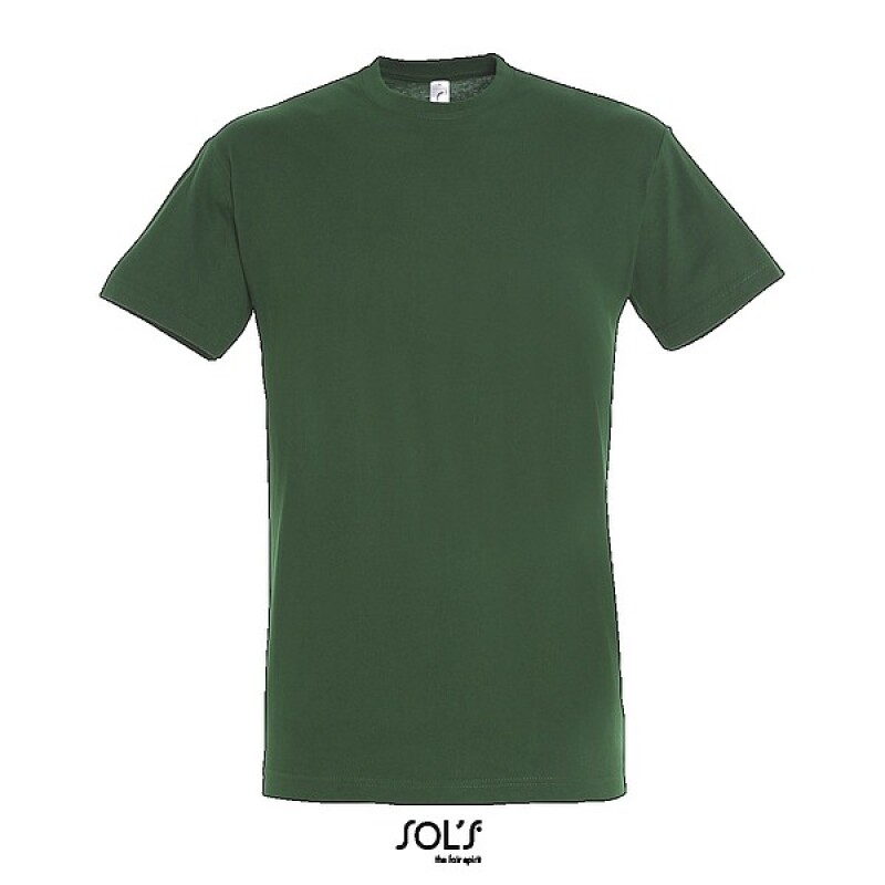Tričko SOLS REGENT, tmavě zelená, XL