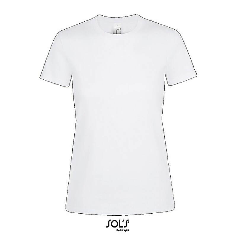 Tričko SOLS REGENT WOMEN, bílá, 3XL