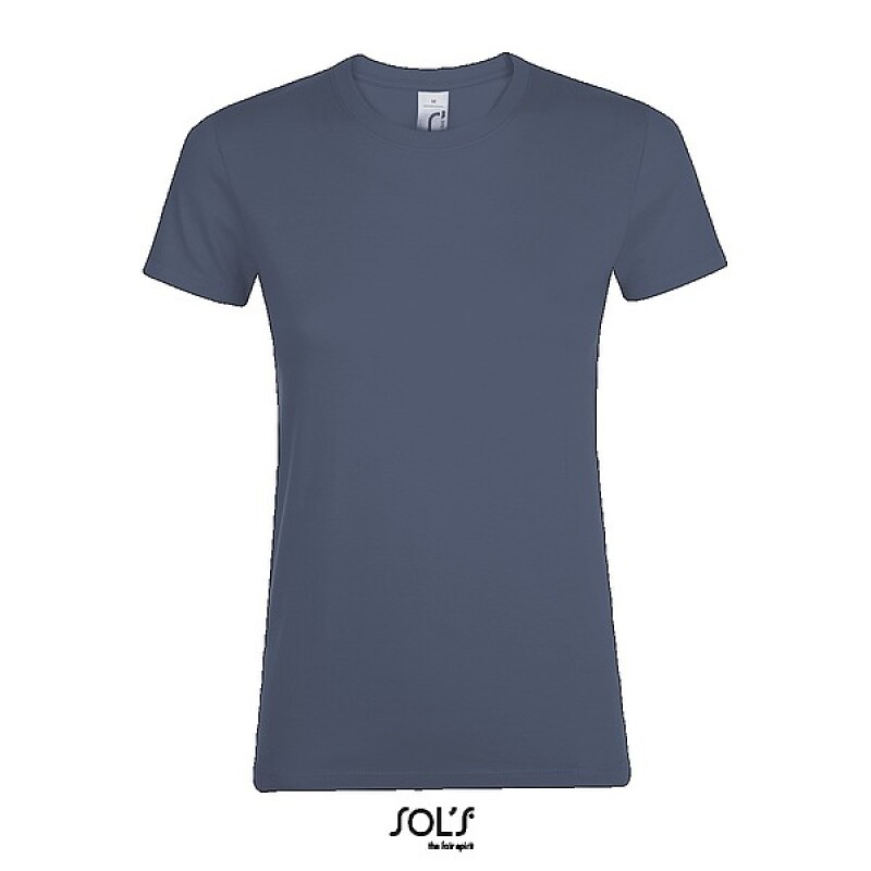 Tričko SOLS REGENT WOMEN, riflová, XL