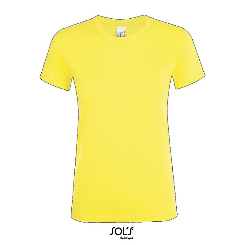 Tričko SOLS REGENT WOMEN, tmavě žlutá , XL