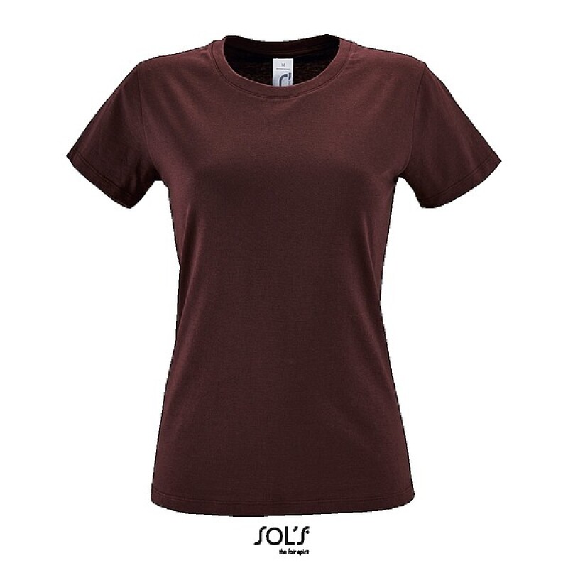 Tričko SOLS REGENT WOMEN, vínová, XL