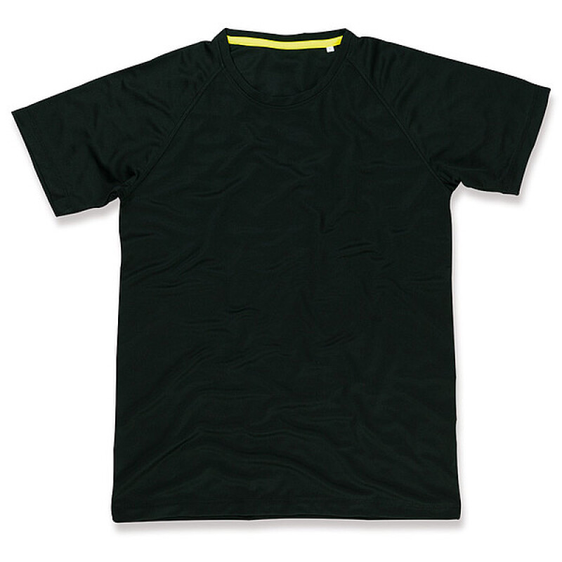 Funkční tričko STEDMAN ACTIVE 140 RAGLAN MEN černá XXL