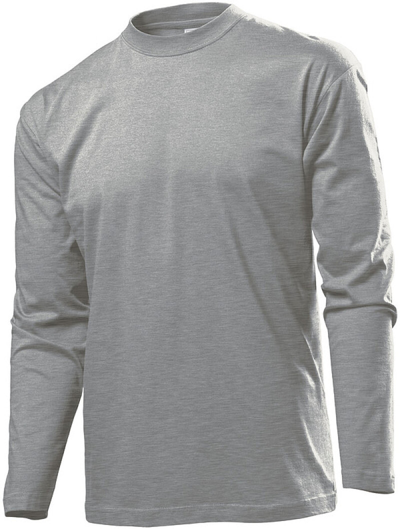 Tričko STEDMAN CLASSIC LONG SLEEVE MEN tmavě šedý melír XXL