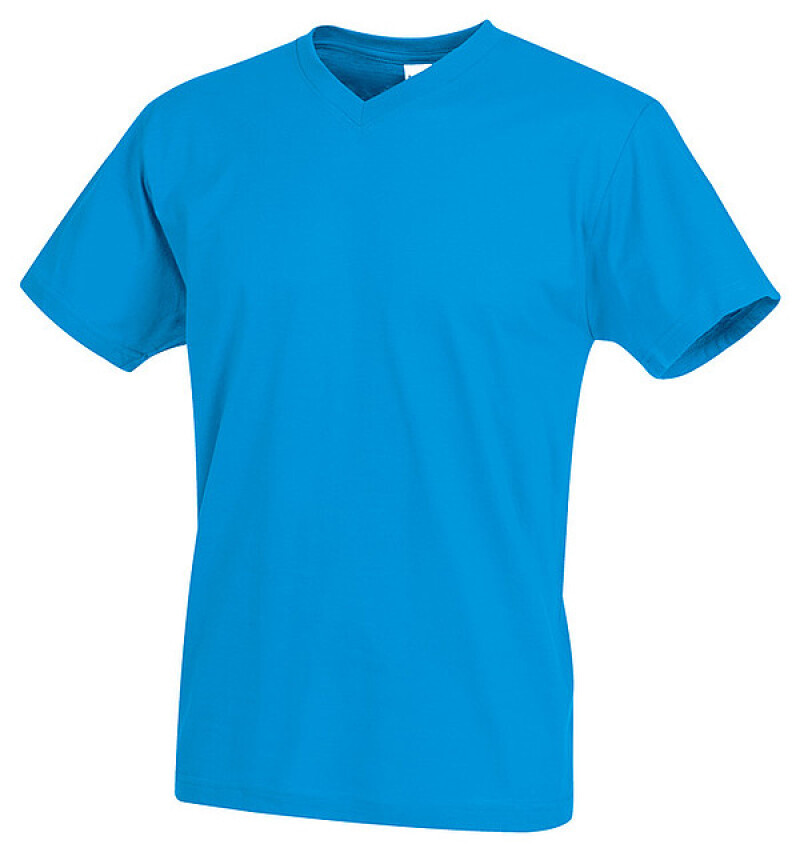 Tričko STEDMAN CLASSIC V-NECK tyrkysová M