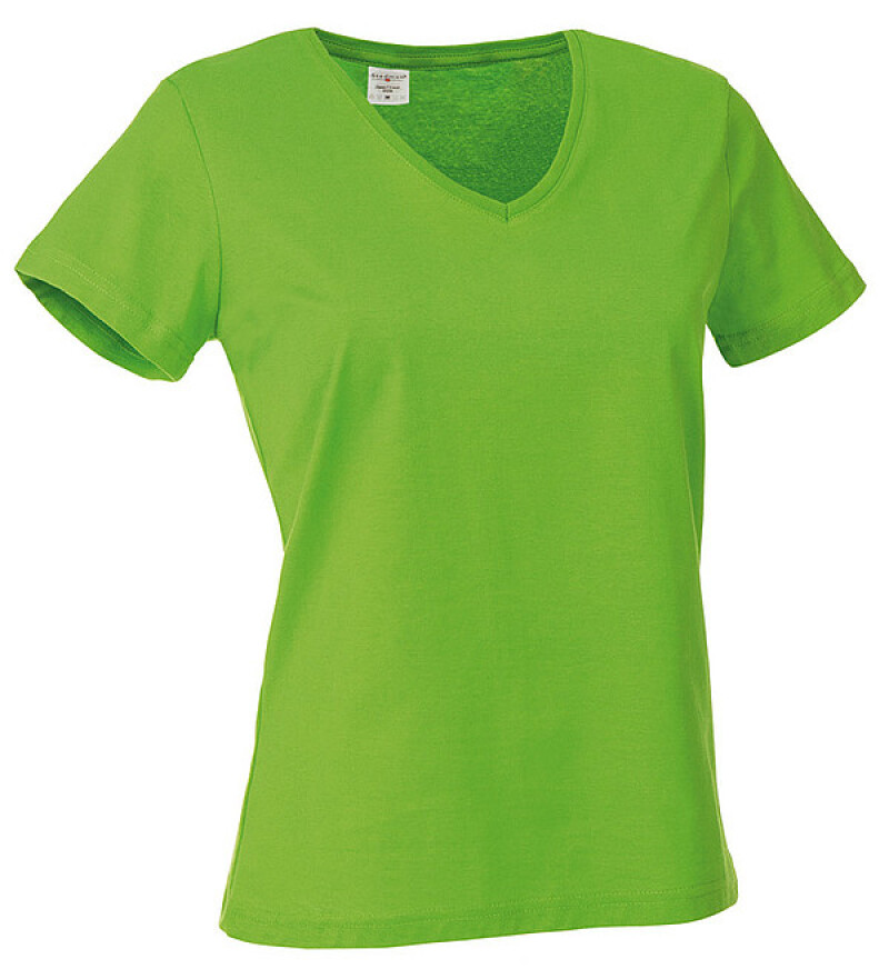 Tričko STEDMAN CLASSIC V-NECK WOMEN jasně zelená XL