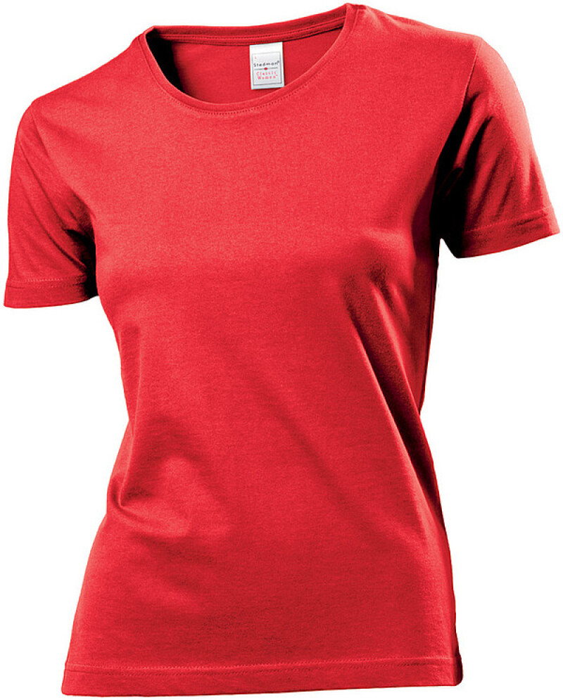 Tričko STEDMAN CLASSIC WOMEN barva červená XXL