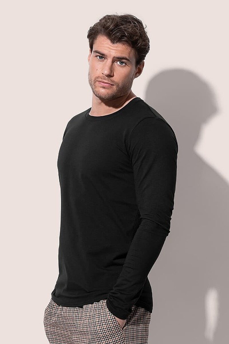 Tričko STEDMAN CLIVE (LONG SLEEVE) černá M