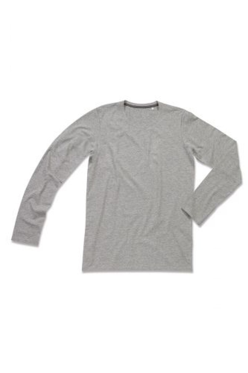Tričko STEDMAN CLIVE (LONG SLEEVE) tmavě šedý melír XXL