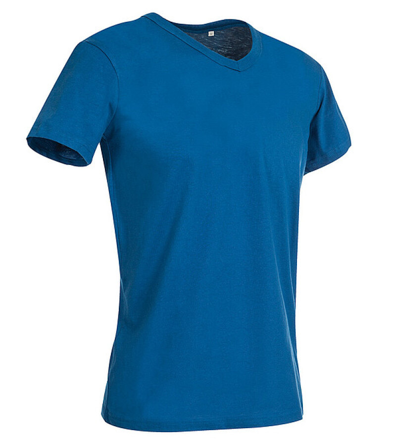 Tričko STEDMAN STARS BEN V-NECK královská modrá M